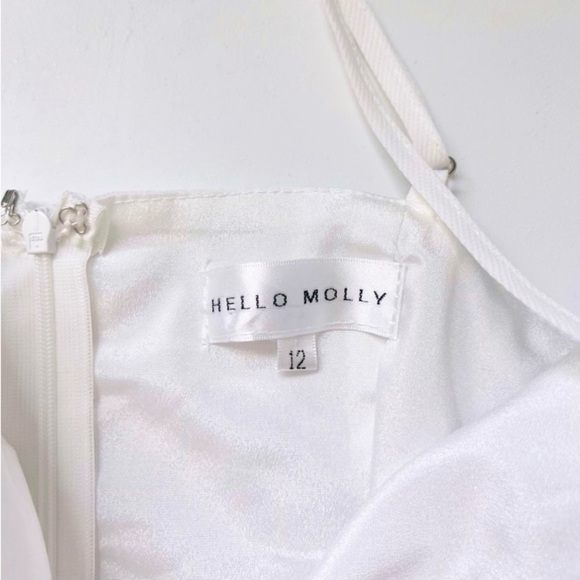 Hello Molly Lovers Quarrel Dress In White Size 12 - Picture 12 of 15